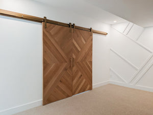 Walston Door Company Stain Grade Door Premium White Oak Geometric Door